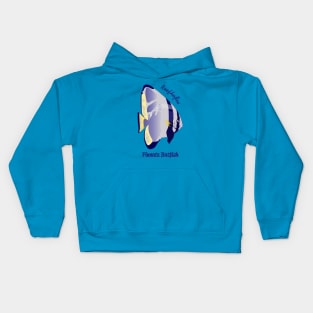 Pinnate Batfish Kids Hoodie